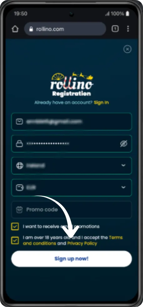 Type your password carefully